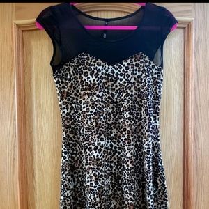 Animal print dress
